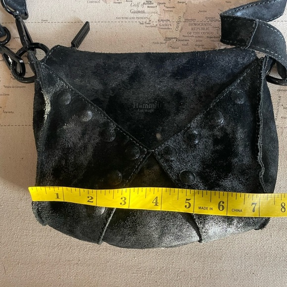 Hammitt Andrew Crossbody Convertible Leather/ Suede with Red leather Interior - Picture 15 of 16